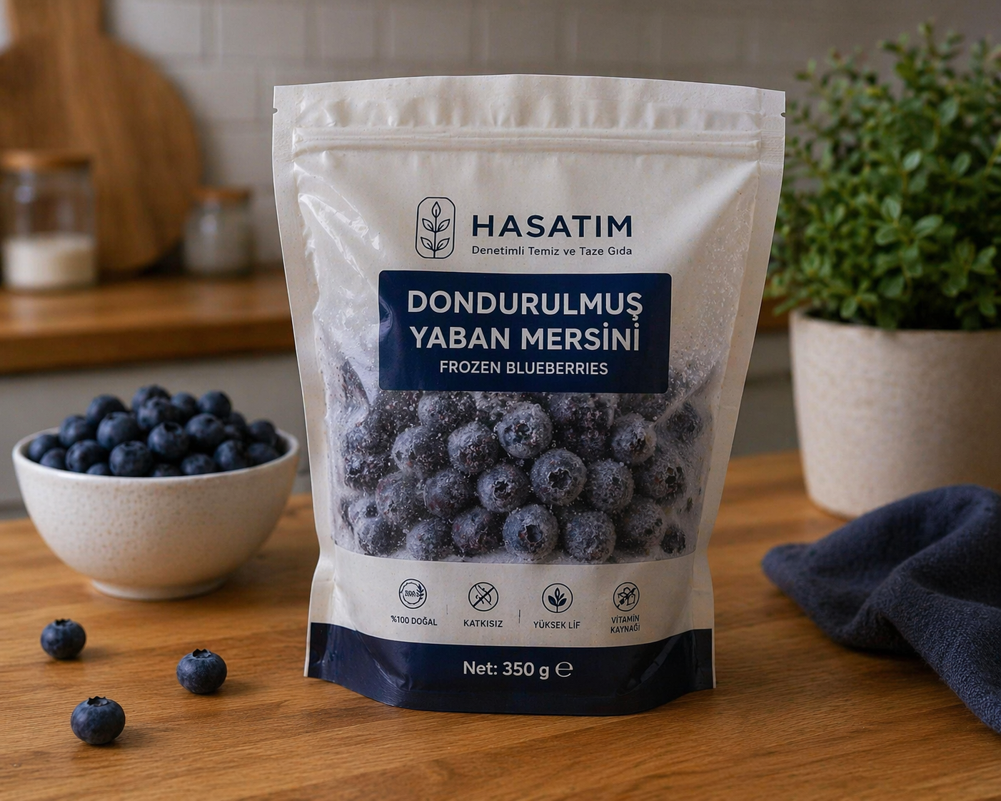 Dondurulmuş Yaban Mersini